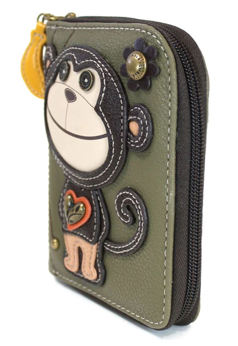 Chala Zip-Around Wallet - Monkey