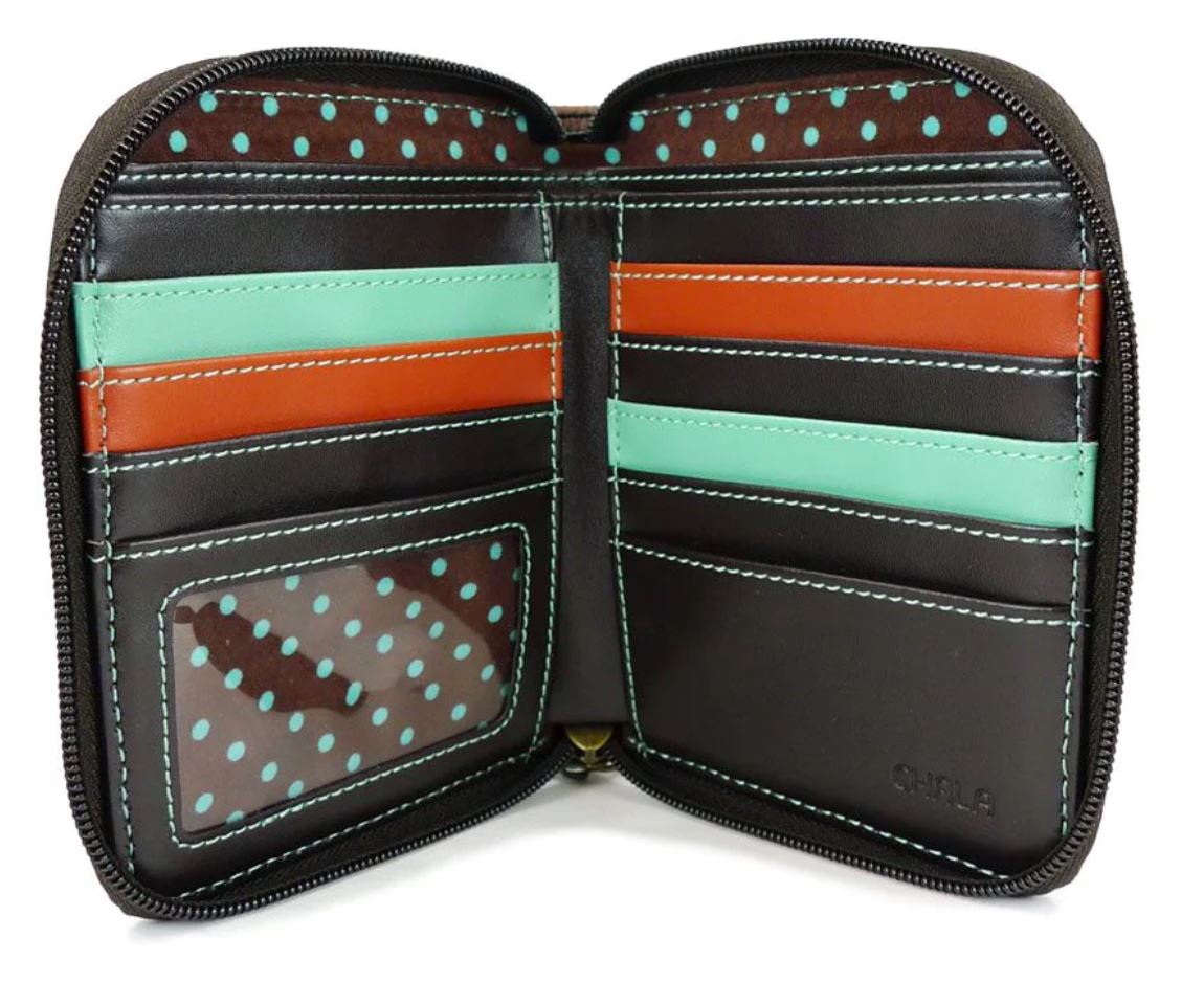 Chala Zip-Around Wallet - Monkey