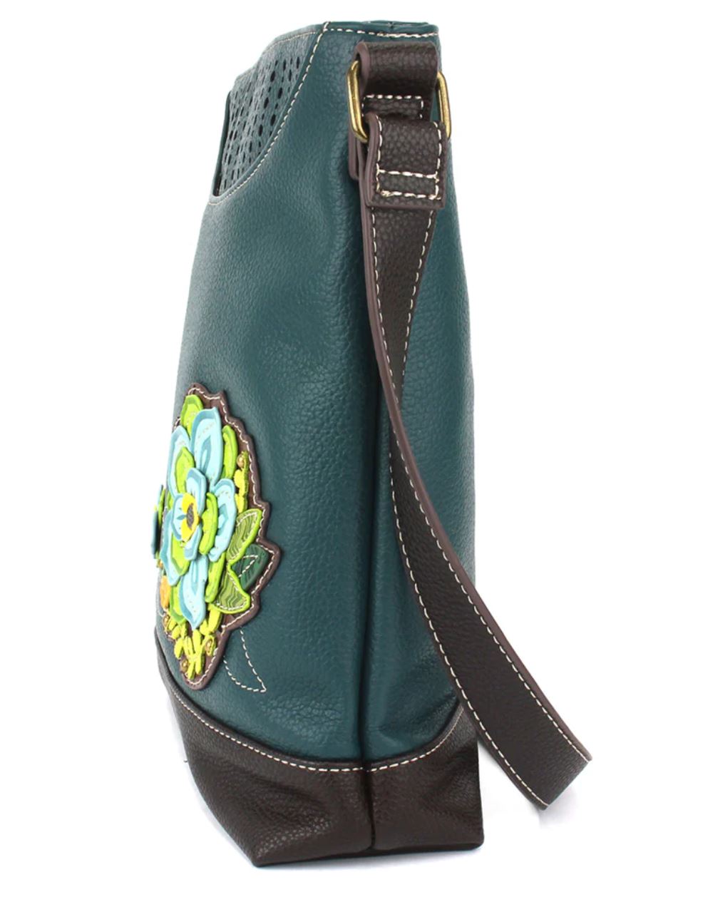 Chala Messenger Bag - Succulent & Flower
