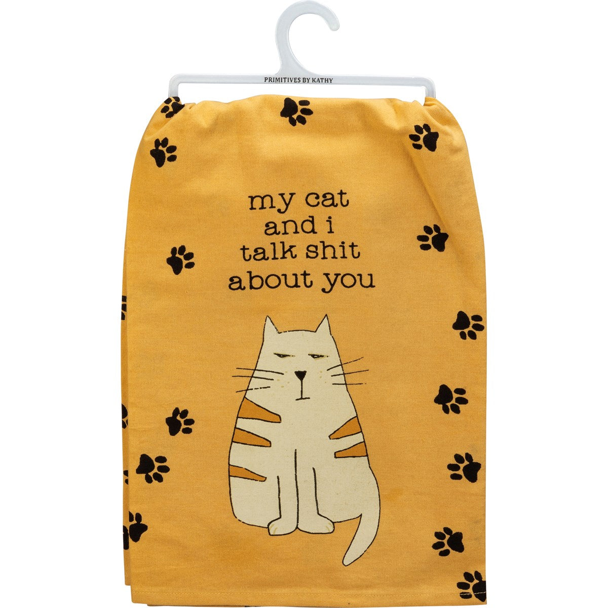 Kitchen Towel - "My Cat and I Talk"