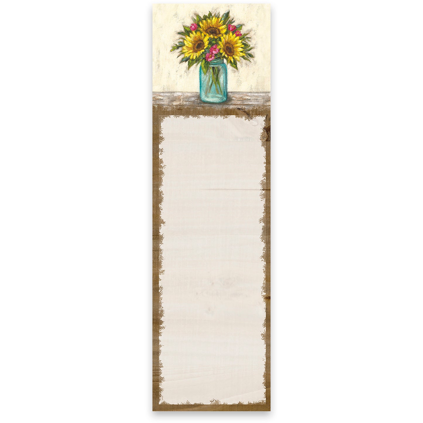 List Notepad - Sunflower Bouquet