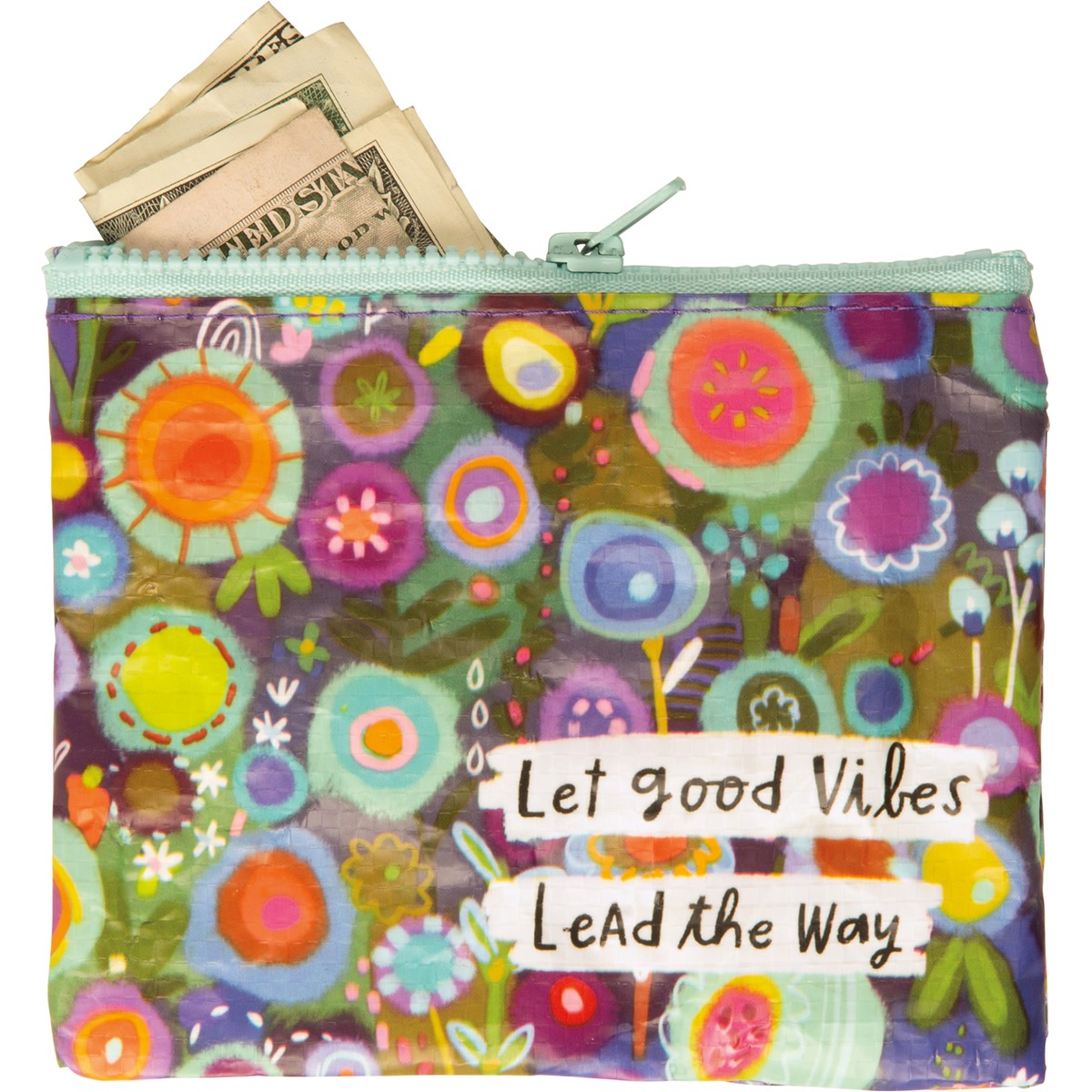 Coin Purse - "Let Good Vibes Lead The Way"
