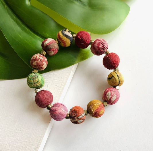 Kantha Small Bauble Bracelet
