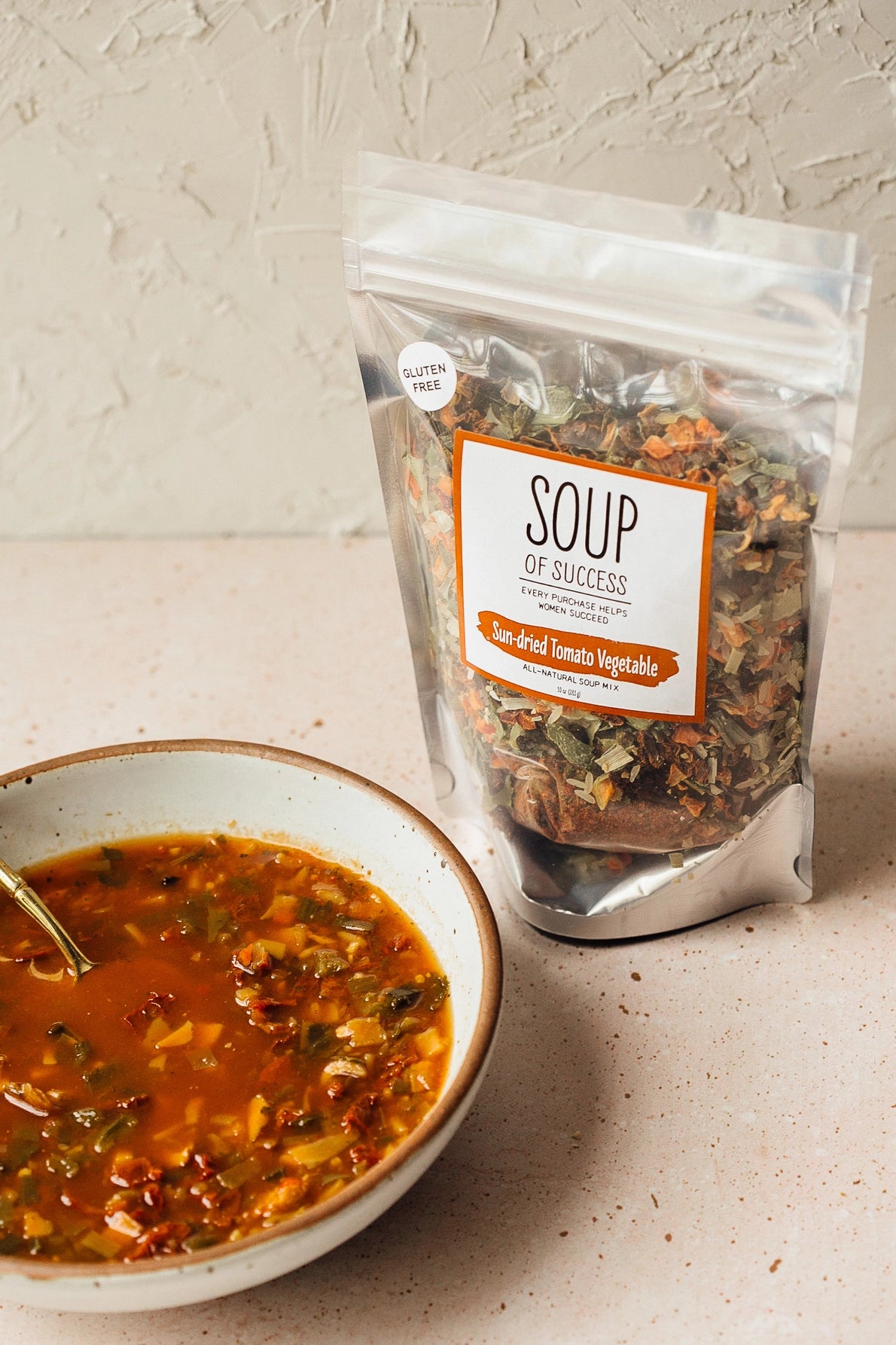 Soup of Success - Sun-Dried Tomato Vegetable Dry Soup Mix