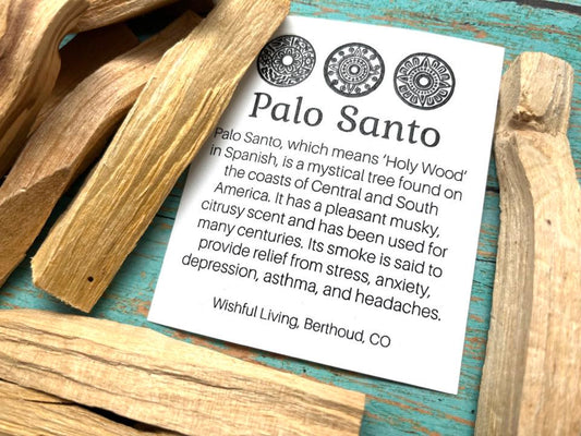 Palo Santo Wooden Sticks (10 pack)