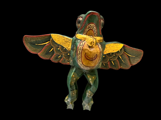 Spirit Guardian from Bali (Antique Green) - Frog