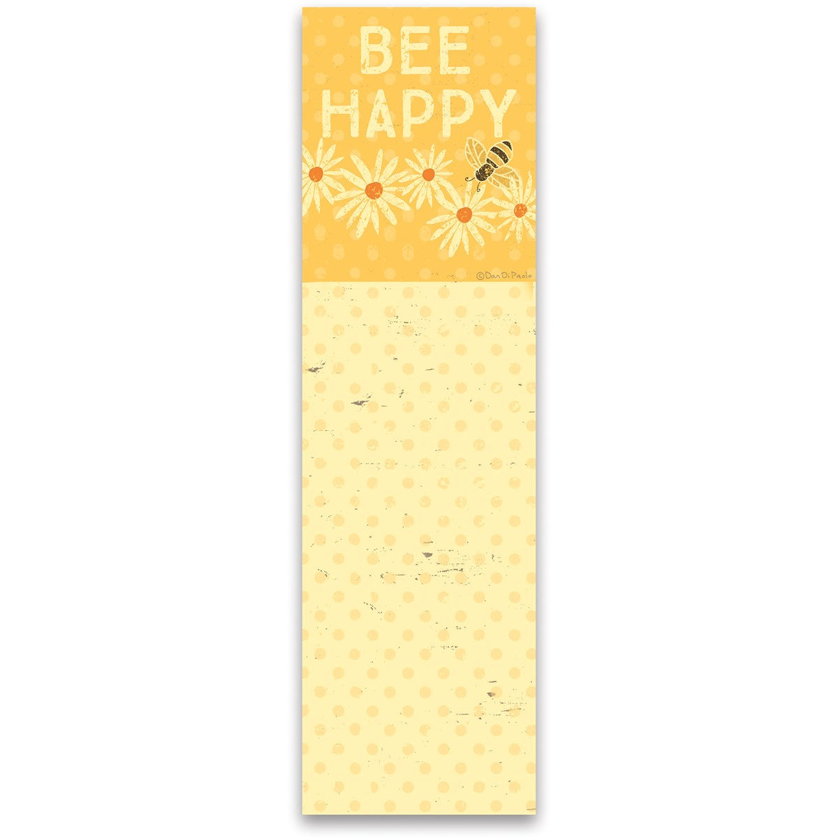 List Notepad - "Bee Happy" List Notepad