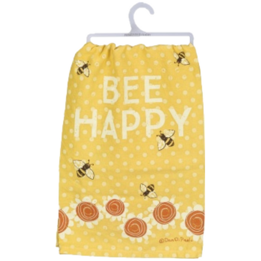 Kitchen Towel - "Bee Happy"