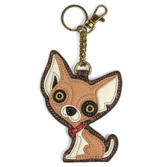 Chala Key Fob - Chihuahua (Tan)