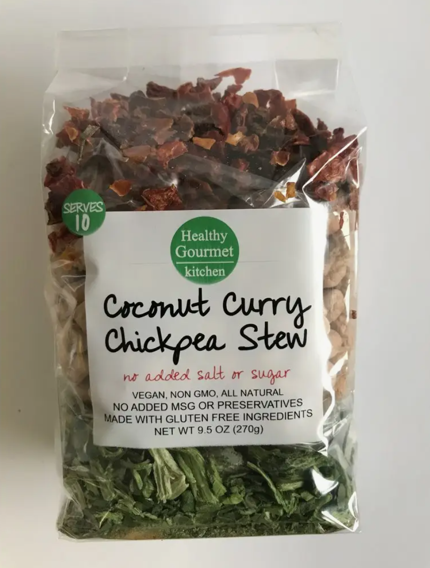 Healthy Gourmet Kitchen - Coconut Curry Chickpea Dry Soup Mix