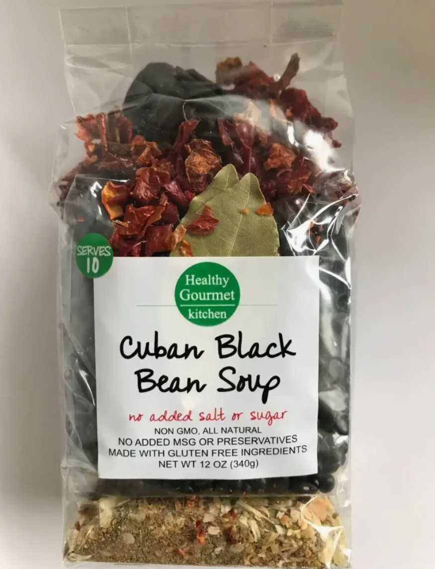 Healthy Gourmet Kitchen - Cuban Black Bean Dry Soup Mix