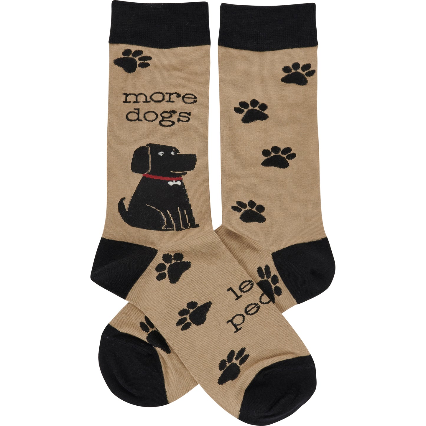 Socks - "More Dogs Less People"