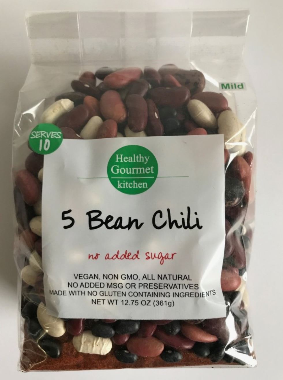Healthy Gourmet Kitchen - Five Bean Chili Dry Soup Mix