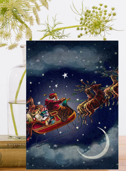 Christmas Card - Santa's Sleigh
