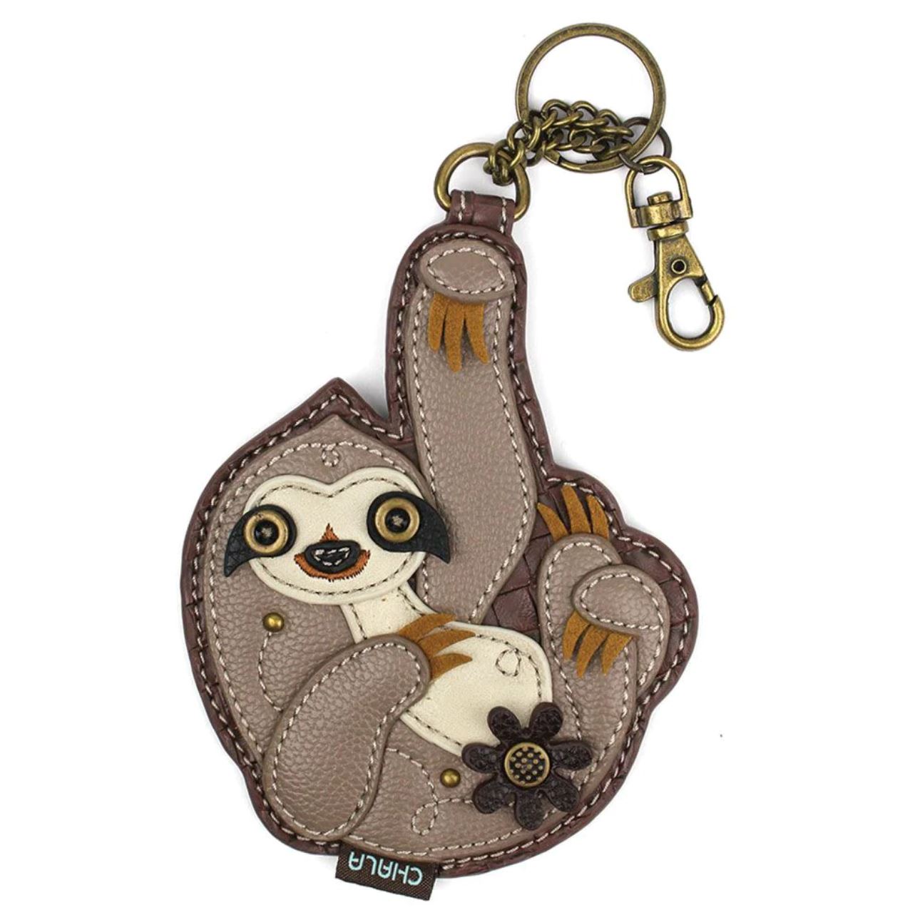 Chala Key Fob/Coin Purse - Sloth