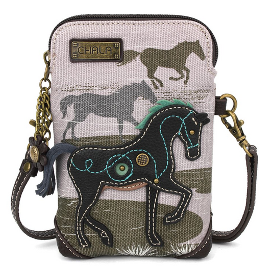 Chala Canvas Xbody Bag - Horse