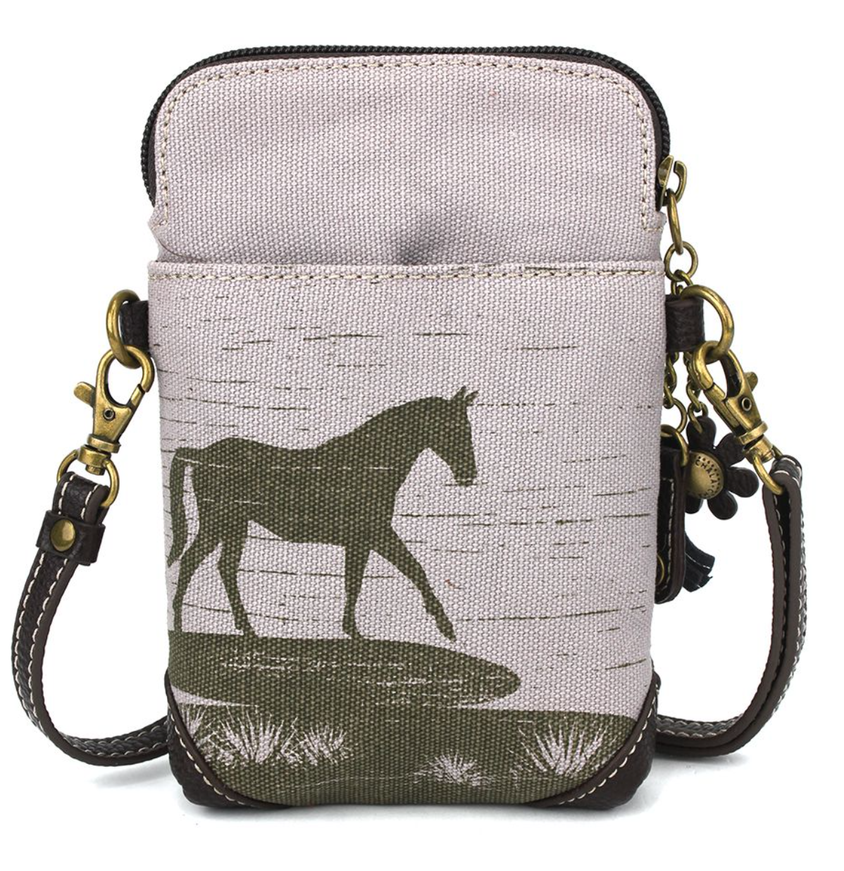 Chala Canvas Xbody Bag - Horse